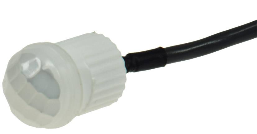 ChiliTec 22261 Einbau-Bewegungsmelder "CT-PIR Mini 12V" 12V DC, 1-60W, LED geeignet, weiß