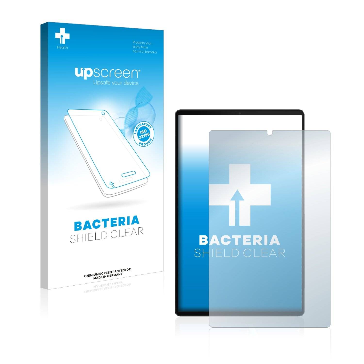 upscreen Bacteria Shield Clear Premium Antibakterielle Displayschutzfolie für Lenovo Tab M10