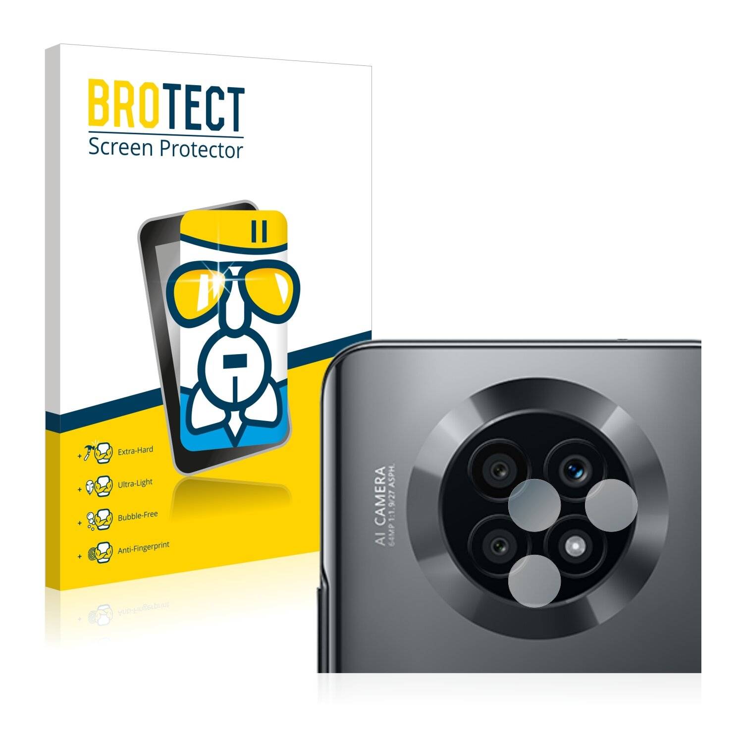 BROTECT AirGlass Schutzglas Folie für Honor X20 5G (NUR