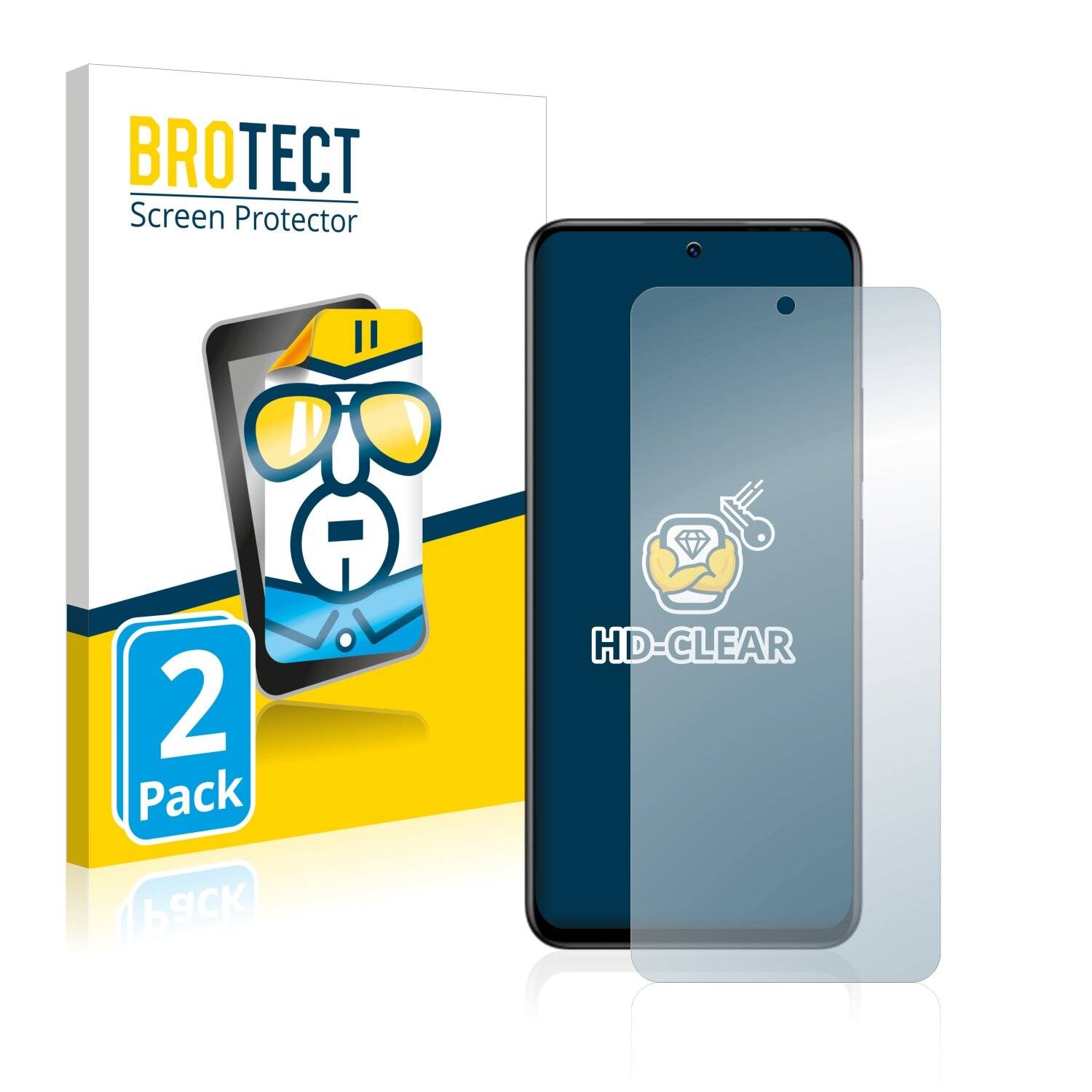 2x BROTECT HD-Clear Displayschutzfolie für Infinix Zero X