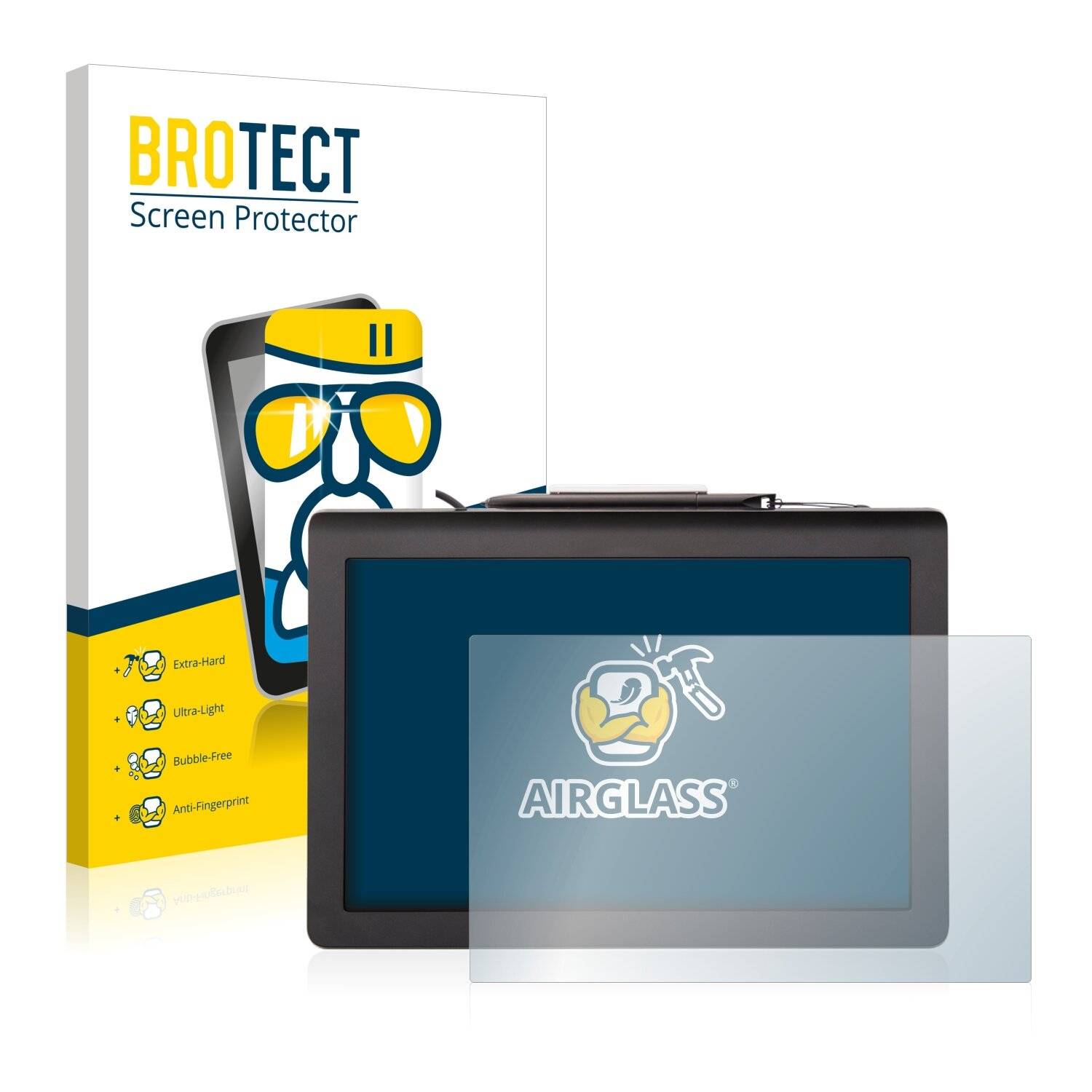 BROTECT AirGlass Schutzglas Folie für Signotec Pen Display Delta
