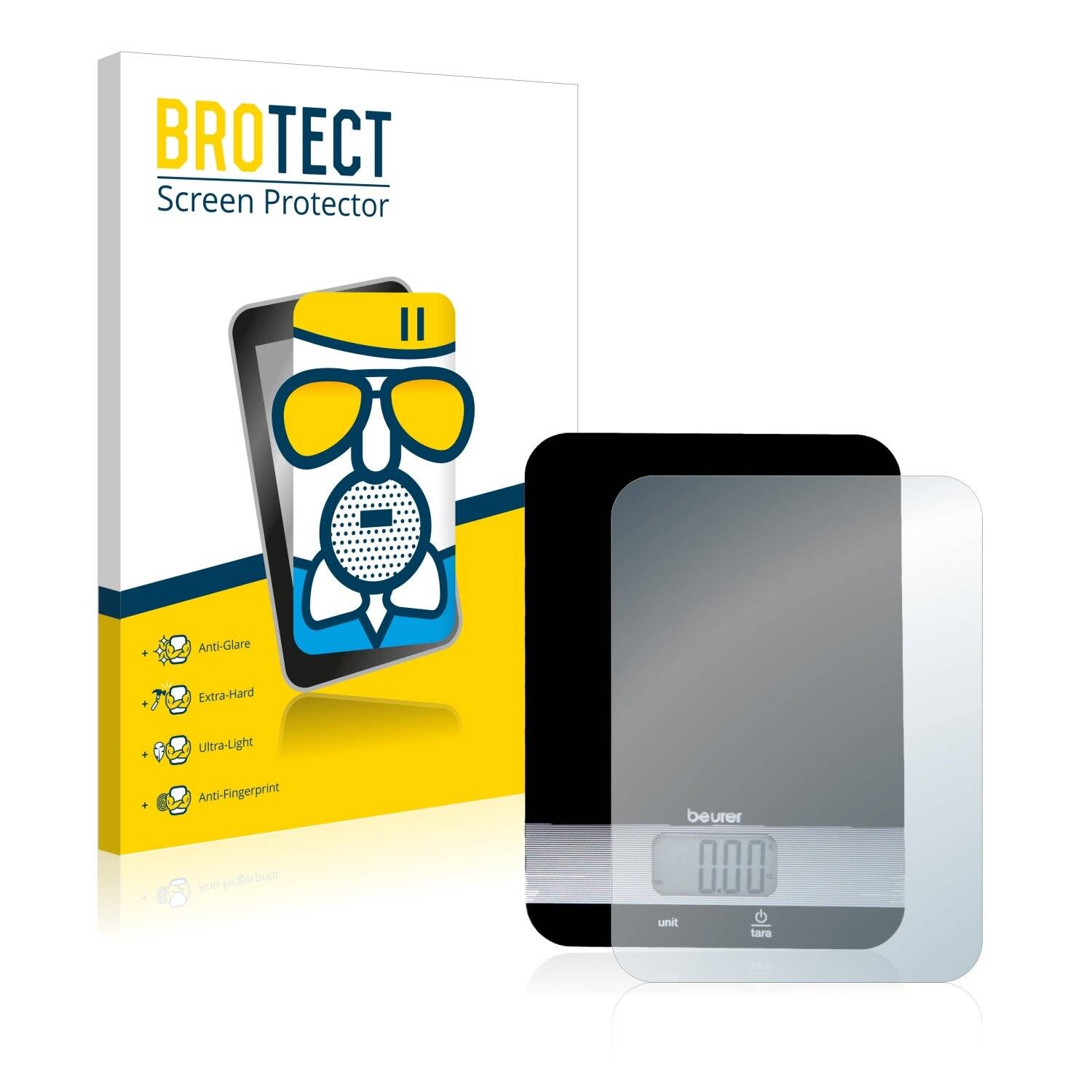 BROTECT AirGlass Matte Schutzglas Folie für Beurer KS 19 Kitchen