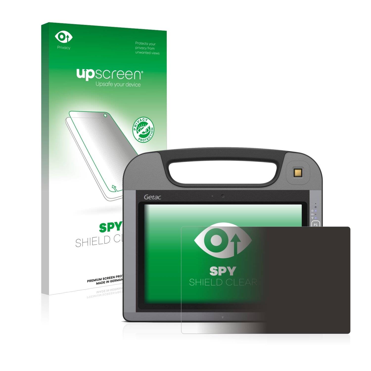 upscreen Spy Shield Clear Premium Blickschutzfolie für Getac