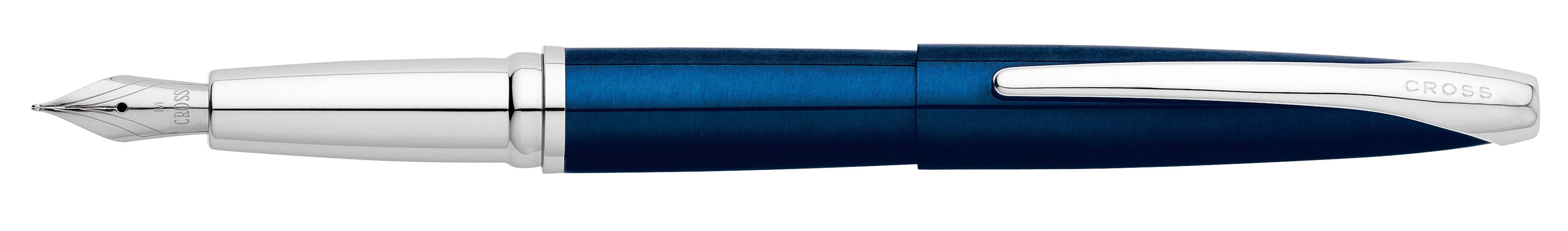 Füllhalter (Patronenfüllsystem) ATX Transluzent Blau-Lack