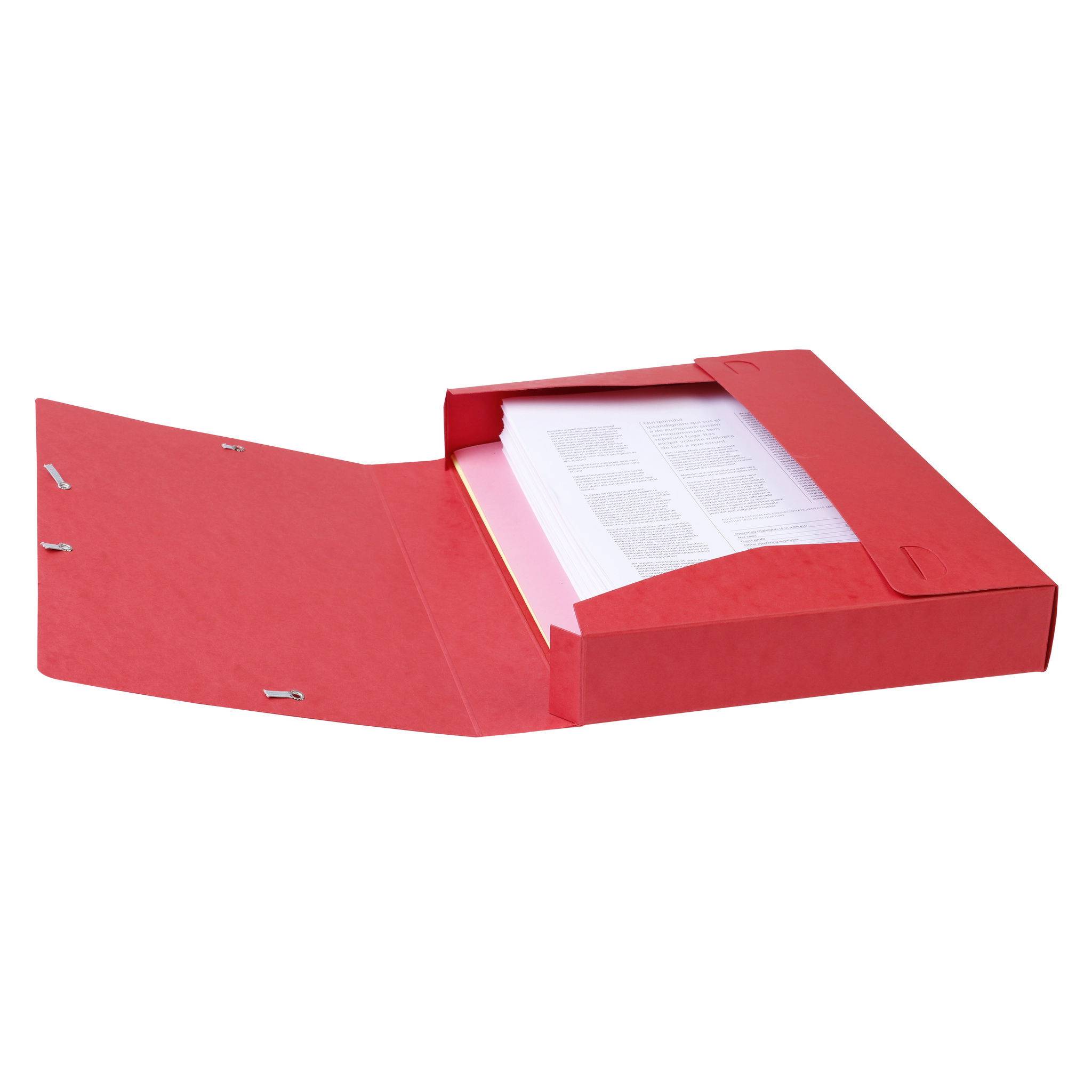 Exacompta 10x Archivbox Rücken 50mm Karton +3Klappen Gummizug A4 sortiert 19500H