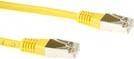 ACT Yellow 2 meter F/UTP CAT5E patch cable with RJ45 connectors