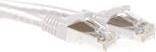 ACT White 3 meter SFTP CAT6A patch cable snagless with RJ45 connectors CAT6A S/FTP SNAGLESS WH 3.00M (FB6403)