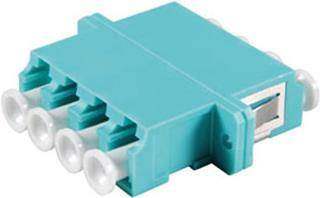 ACT Fiber optic LC quad adapter OM3