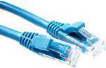 ACT Blue 3 meter U/UTP CAT5E patch cable component level with RJ45 connectors