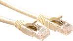 ACT Ivory 3 meter U/UTP CAT6 patch cable component level with RJ45 connectors