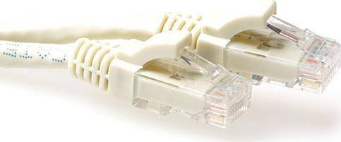 ACT Ivory 30 meter U/UTP CAT6 patch cable snagless with RJ45 connectors