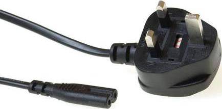 ACT AK5070 1.8m Netzstecker Typ G C7-Koppler Schwarz Stromkabel (AK5070)