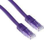 ACT Purple 5 meter U/UTP CAT6 patch cable with RJ45 connectors