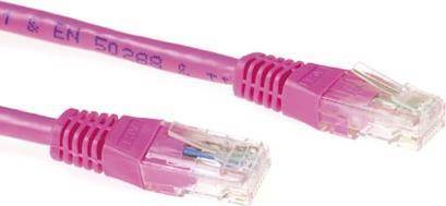 ACT CAT6A UTP 2m 2m Cat6a U/UTP (UTP) Pink Netzwerkkabel (IB7302)