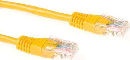 ACT Yellow 20 meter U/UTP CAT6 patch cable with RJ45 connectors