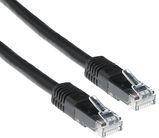 ACT Black 3 meter LSZH U/UTP CAT6 patch cable with RJ45 connectors