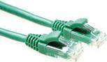 ACT Green 0.5 meter U/UTP CAT6 patch cable component level with RJ45 connectors