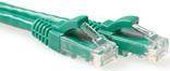ACT Green 0.5 meter U/UTP CAT6 patch cable snagless with RJ45 connectors