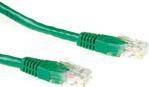 ACT Green 2 meter U/UTP CAT6A patch cable snagless with RJ45 connectors CAT6A U/UTP SNAGLESS GN 2.00M (IB2702)