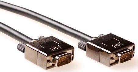 ACT 3 metre High Performance VGA cable male-male with metal hoods