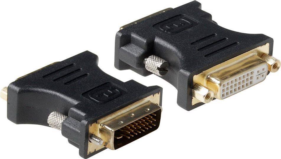 ACT AP1001 Kabelschnittstellen-/Gender-Adapter DVI 24+5-pin Schwarz (AP1001)