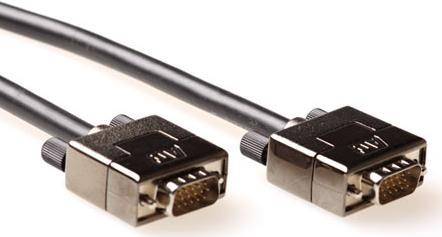 ACT 1.8 metre High Performance VGA cable male-male with metal hoods