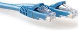 ACT Blue 20 meter U/UTP CAT6A patch cable snagless with RJ45 connectors