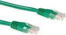 ACT Green 0.5 meter U/UTP CAT5E patch cable with RJ45 connectors CAT5E U/UTP GREEN 0.50M (IB5700)