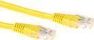 ACT Yellow 1.5 meter LSZH U/UTP CAT6 patch cable with RJ45 connectors