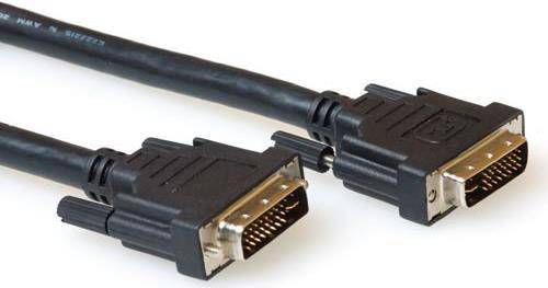 ACT DVI-I Dual Link cable male-male 2,00 m DVI-I(24+5) DL M/M SQ 2.00M (AK3950)