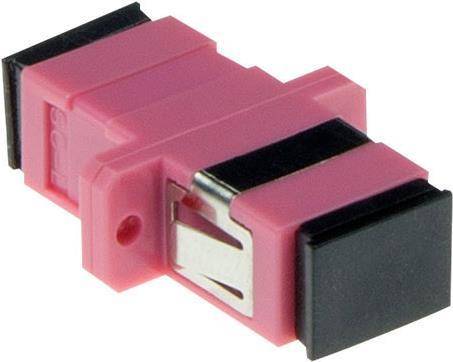 ACT Fiber optic SC-SC simplex adapter multimode OM4