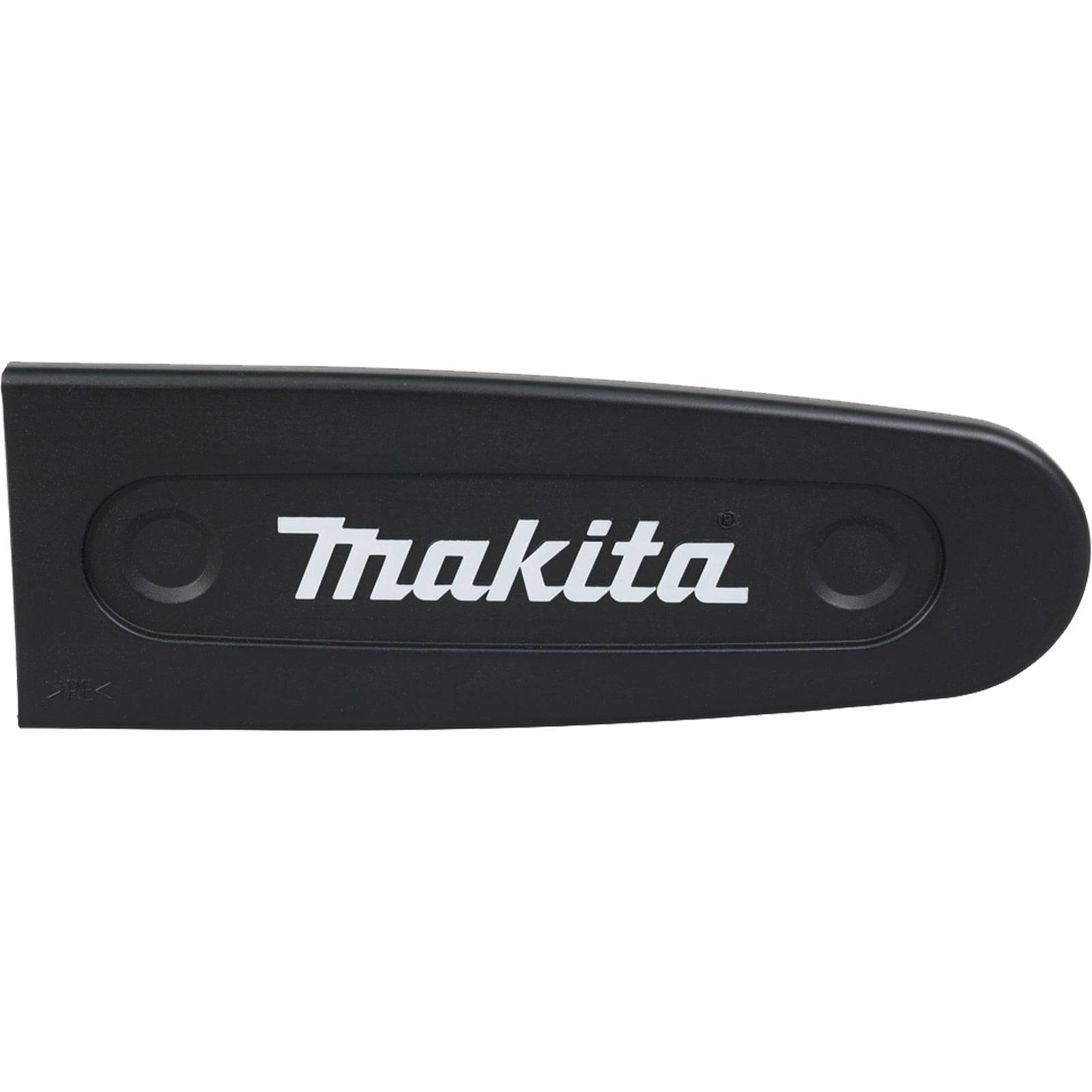 Eine schwarze Makita-Abdeckung für ein Werkzeugzubehör.