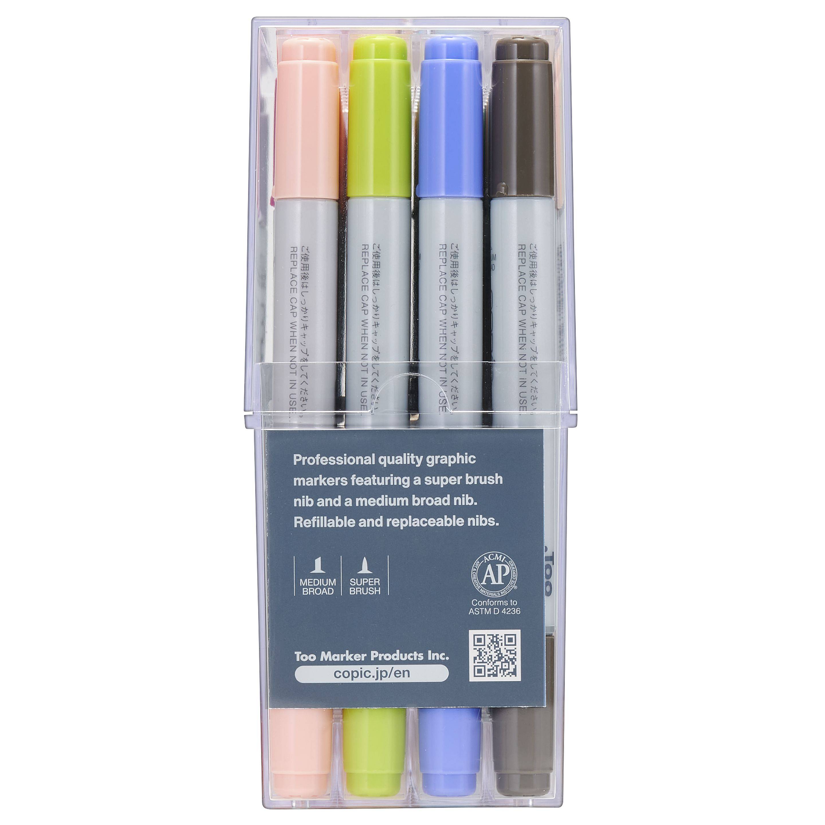 Copic Ciao Set B Grafikmarker - Nachfüllbar mit Copic Ink - 72Stk