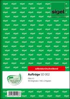 Sigel - Bestellformular - 40 Blatt - A5 - Dreifachausfertigung