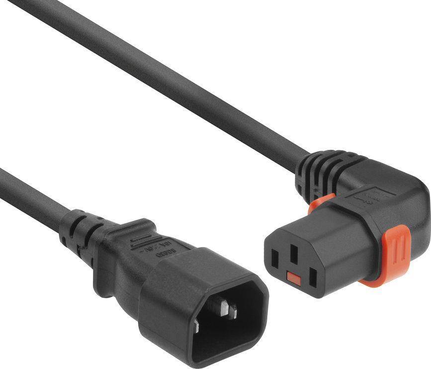 ACT AK5275 Stromkabel Schwarz 3 m C14-Koppler C13-Koppler (AK5275)