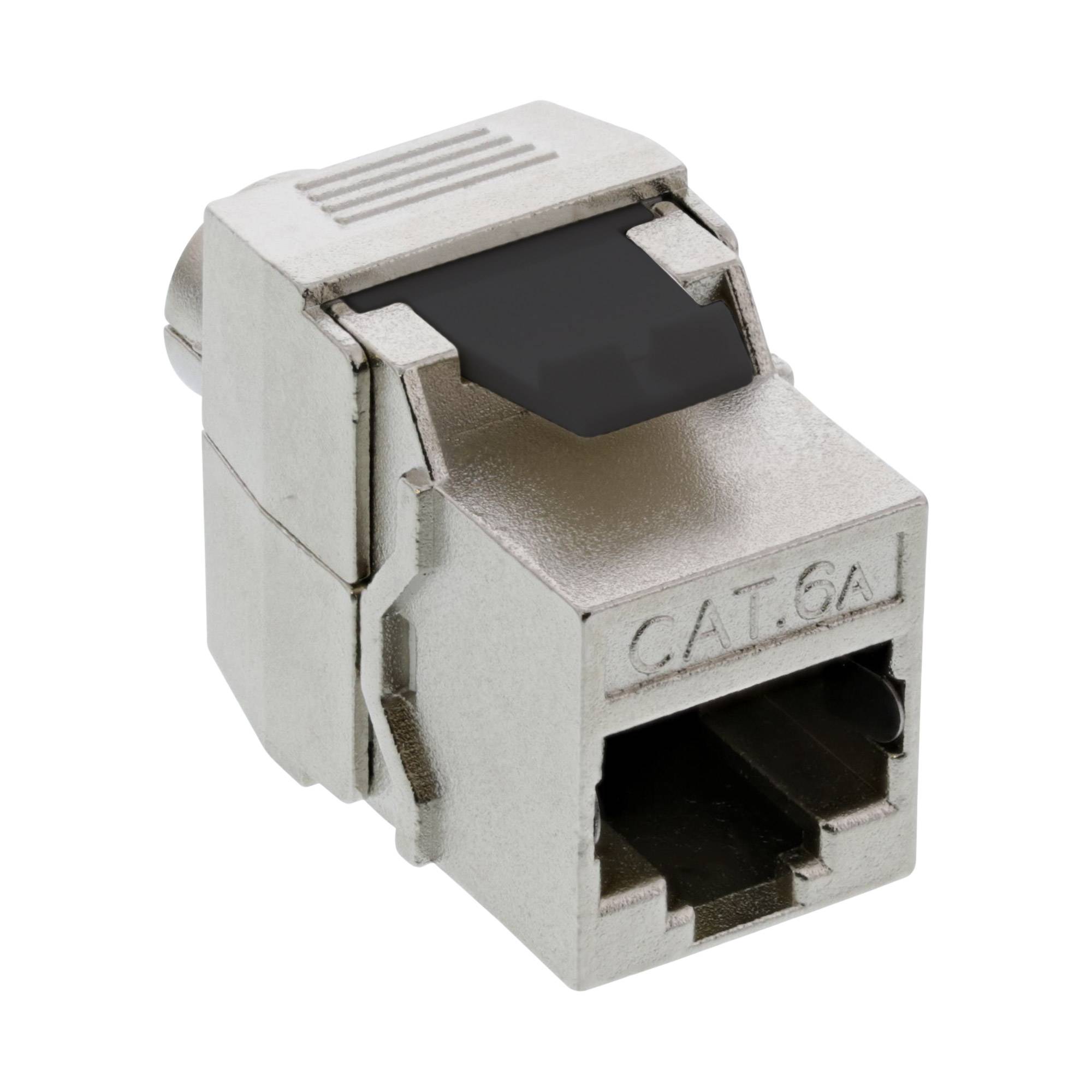 INLINE - Keystone RJ45 Buchse - SNAP-In - Cat.6a - Schraubverschluss