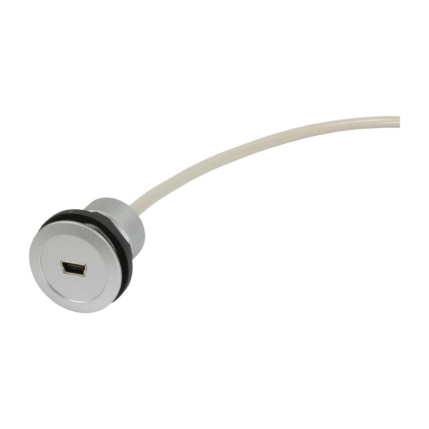 HARTING Serviceschnittstellen, USB 2.0, Kabellänge: 0,5 m, Art der Verbindung: Typ Mini B Buchse - Typ A Steckverbinder
