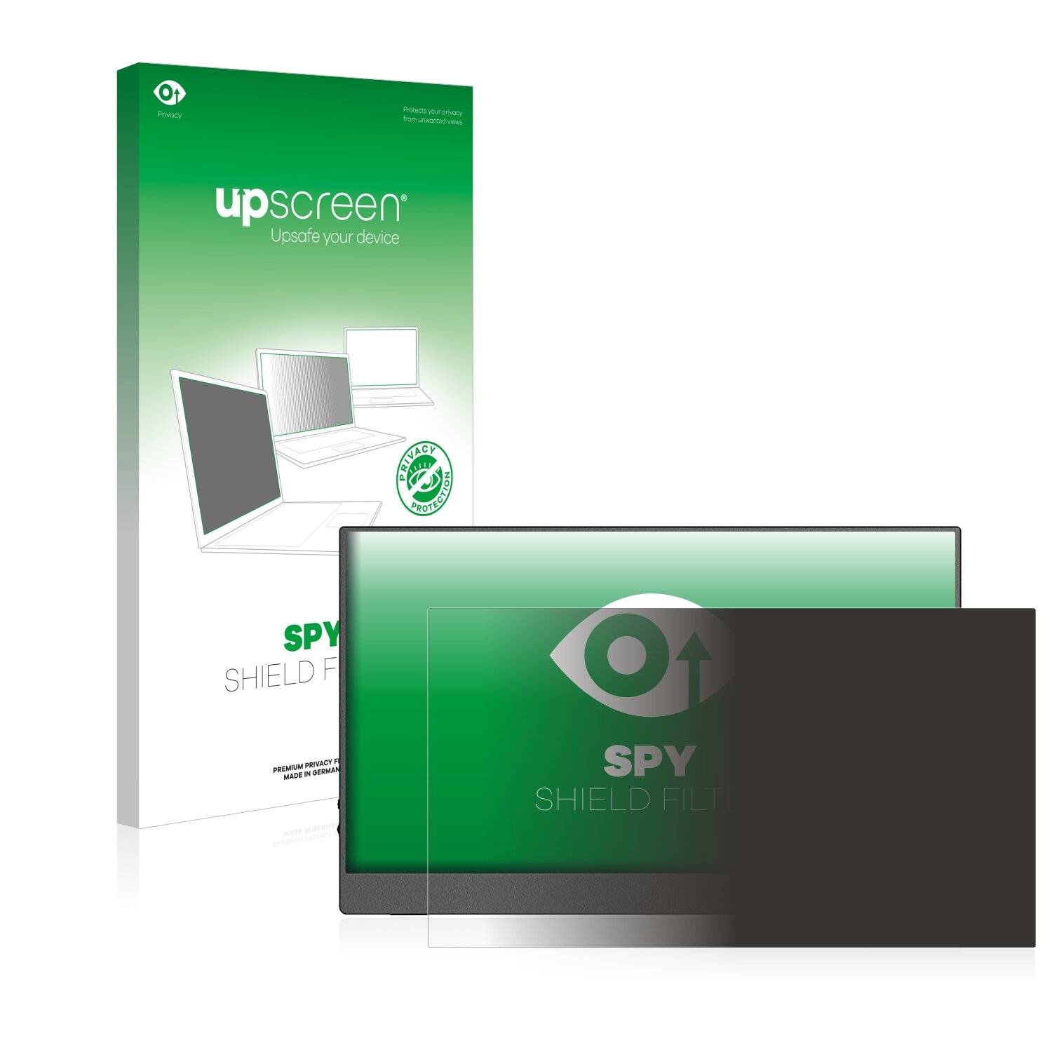upscreen Spy Shield Filter Premium Blickschutzfilter für Gichat ME16XX Portable