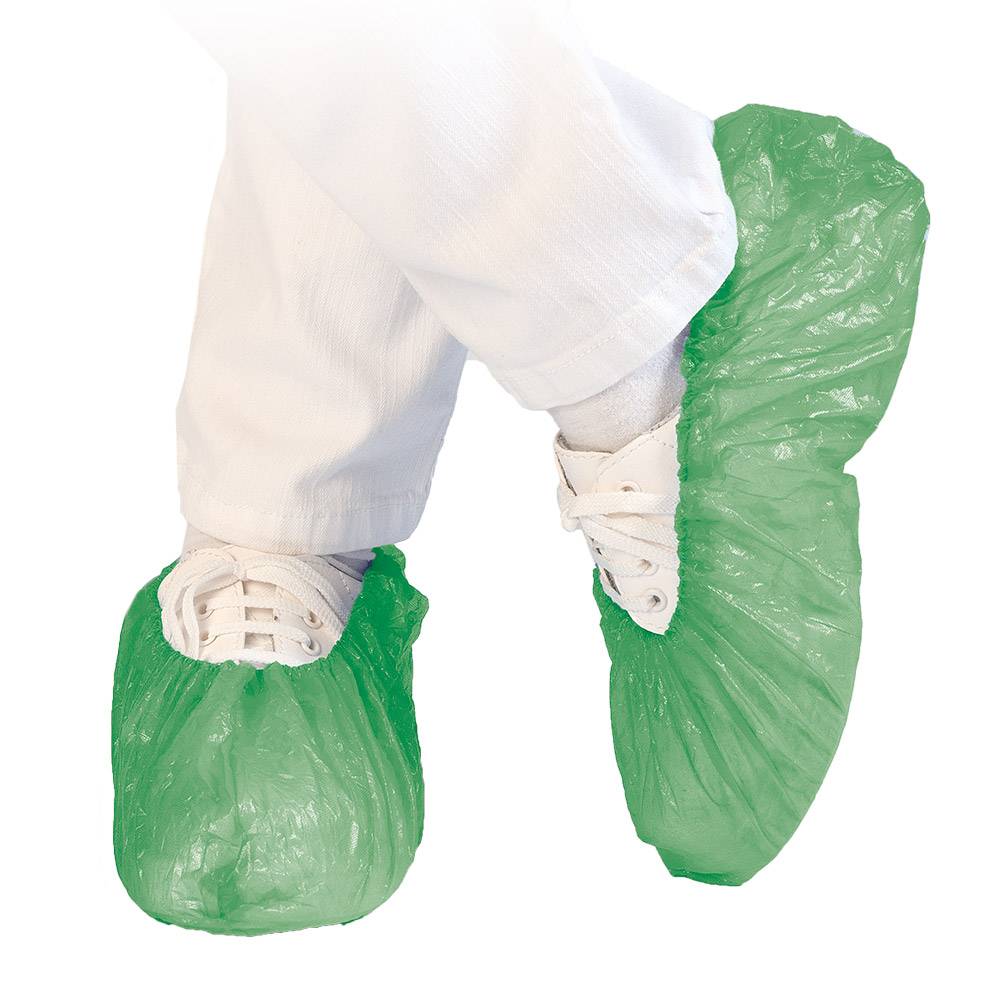 Überschuhe, CPE, grün, L: 41cm, H: 15cm