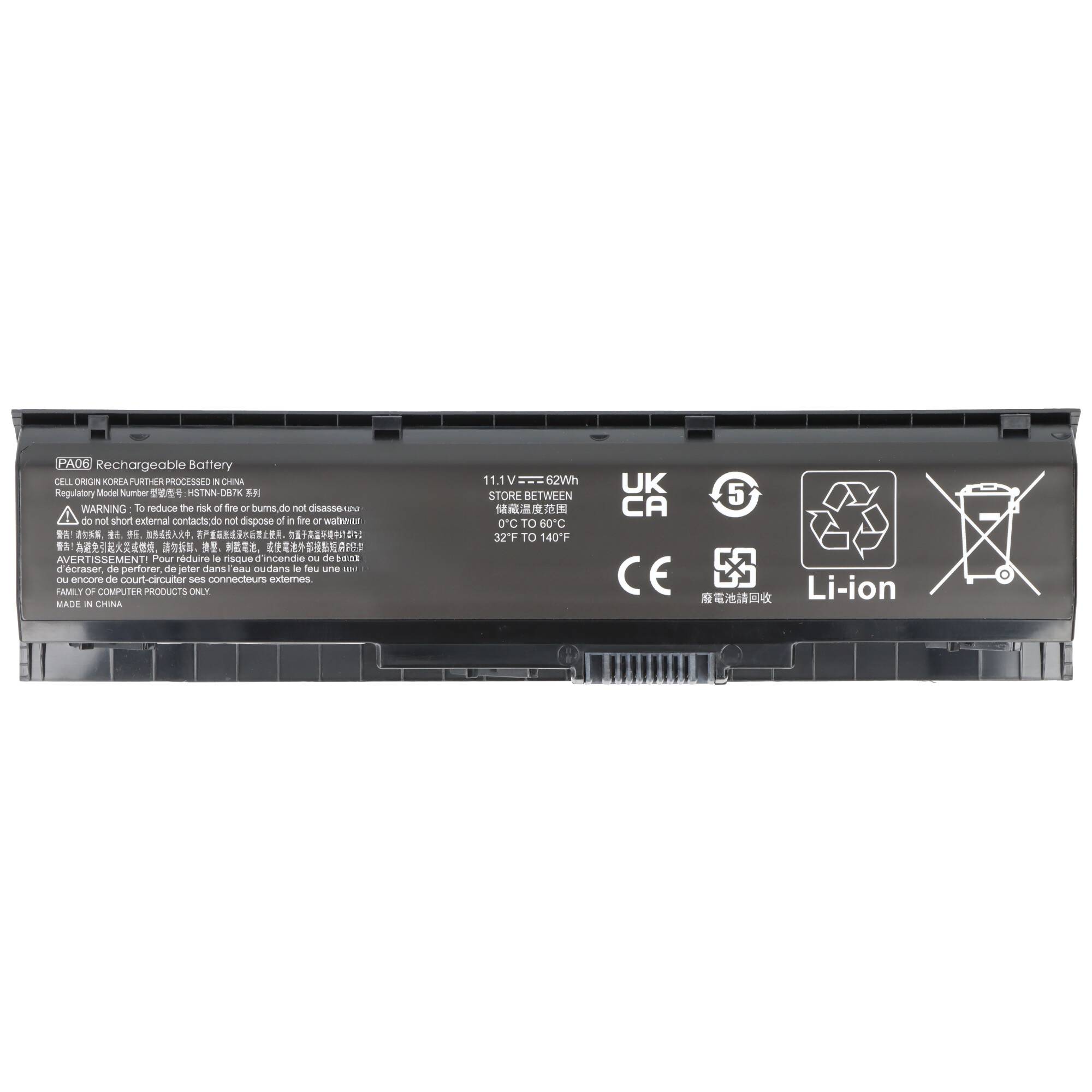 Akku passend für HP Omen 17, PA06, 849571-221, PA06062, HSTNN-DB7K 11,1V 5400mAh