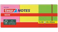 Tesa Neon - Notizen - 40 x 50 mm - 240 Blatt (3 x 80)