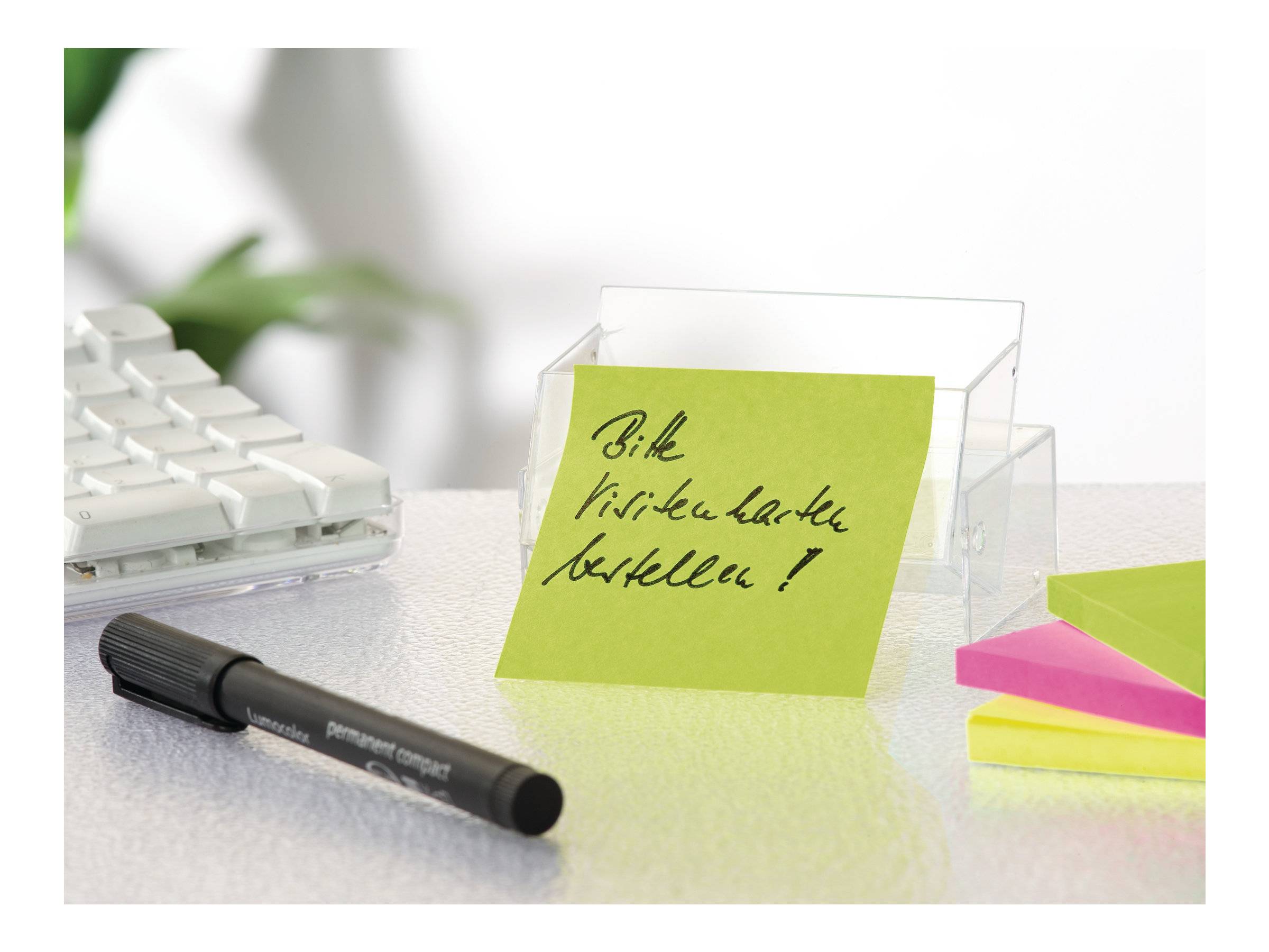 Tesa Neon - Notizen - 40 x 50 mm - 240 Blatt (3 x 80)