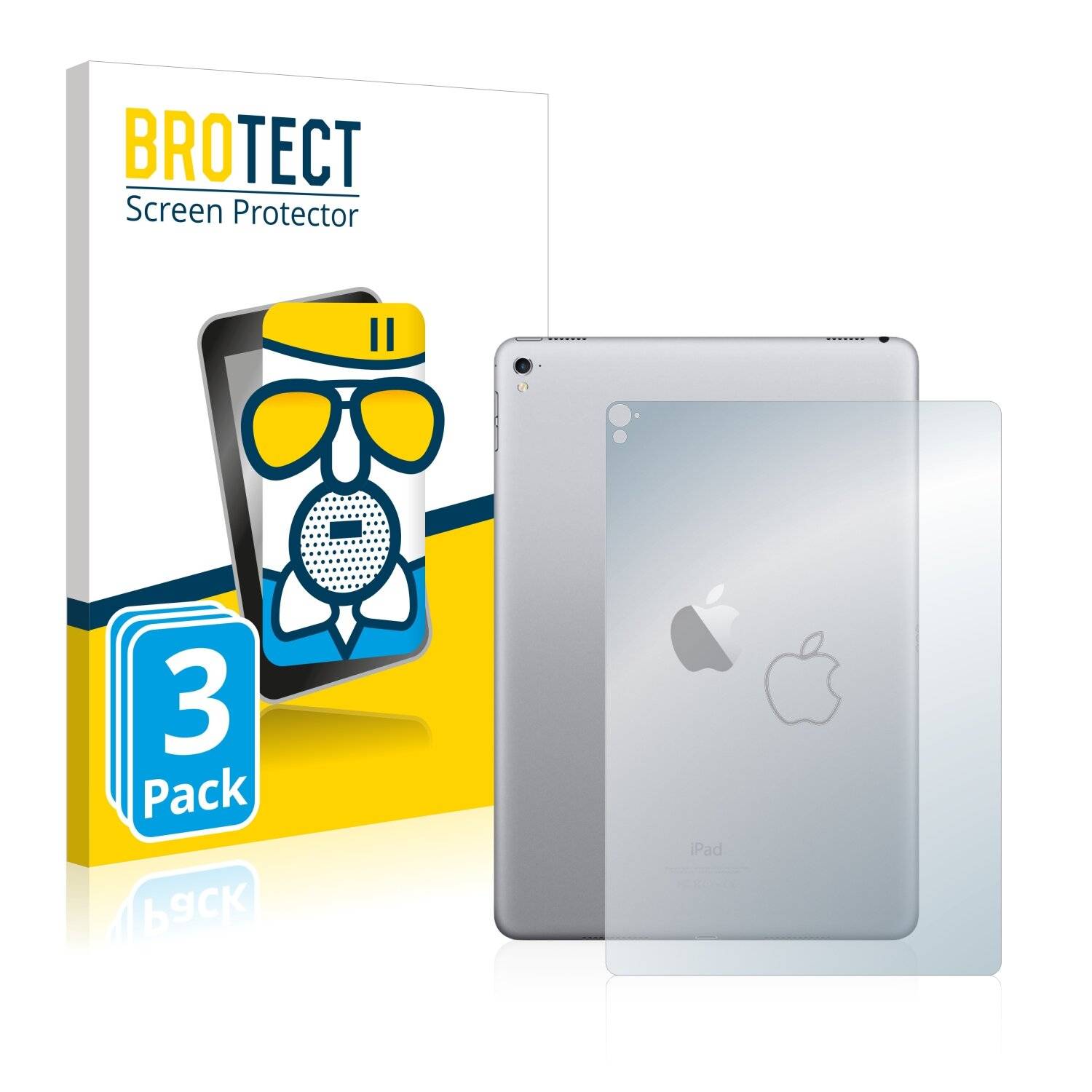 3x BROTECT AirGlass Matte Schutzglas Folie für Apple iPad Pro 9.7 WiFi Cellular 2016