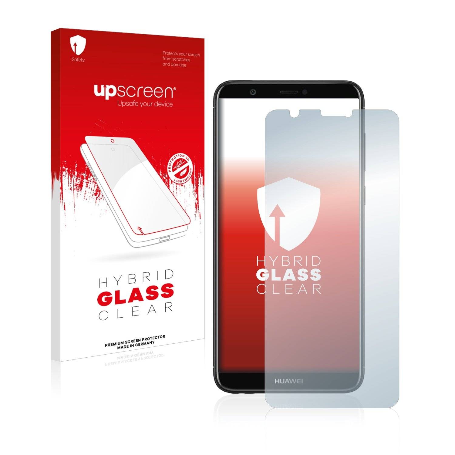 upscreen Hybrid Glass Clear Premium Schutzglas Folie für Huawei Enjoy