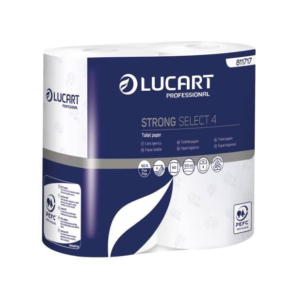Toilettenpapier 811717 4-lagig 140 Blatt weiß 4 Rollen