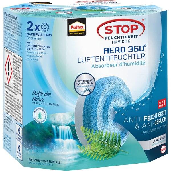 Luftentfeuchter Tab Aero 360 Freshn Duftnote Freshness, 2 x 450g Tabs,