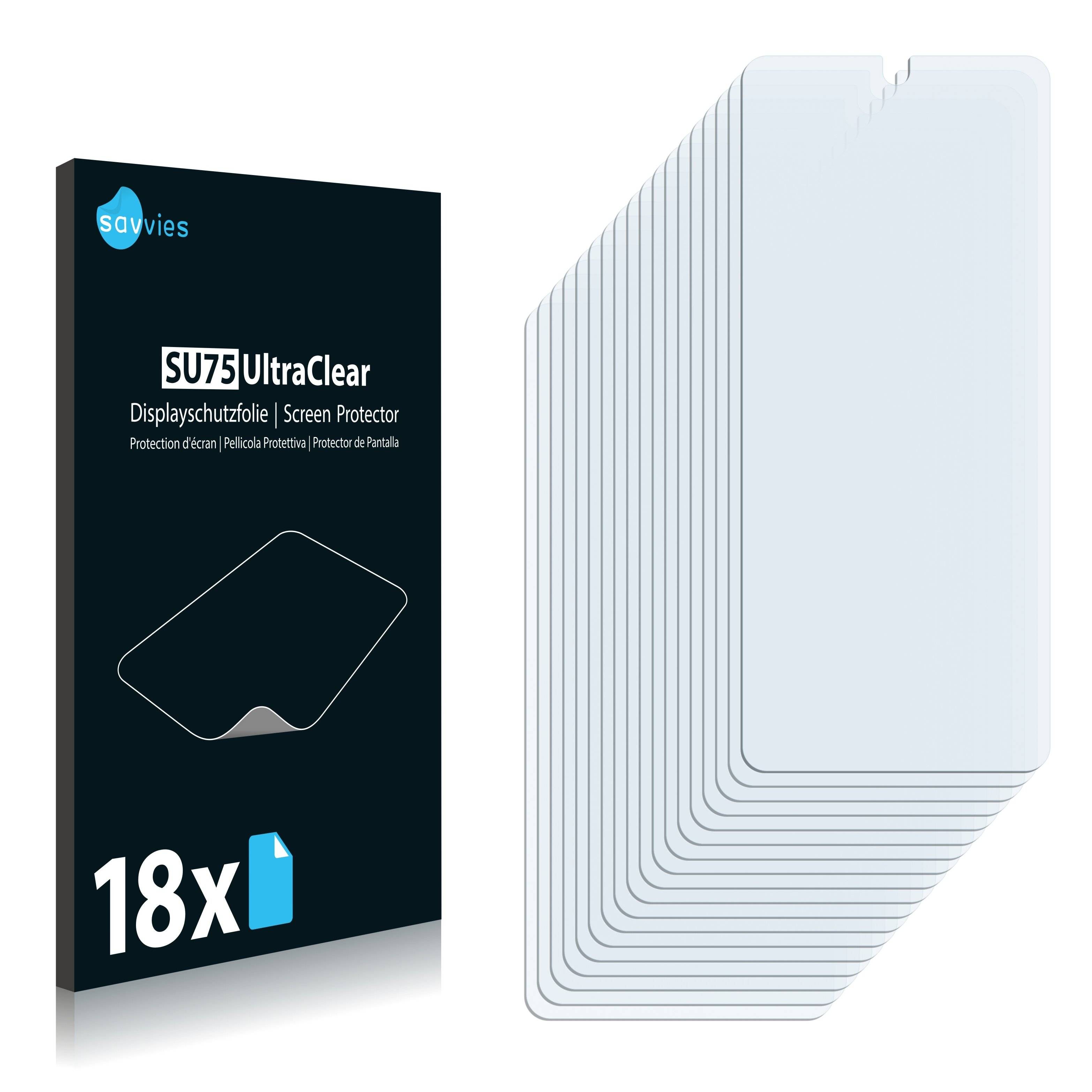 18x Savvies SU75 Displayschutzfolie für Xiaomi Mi 10i