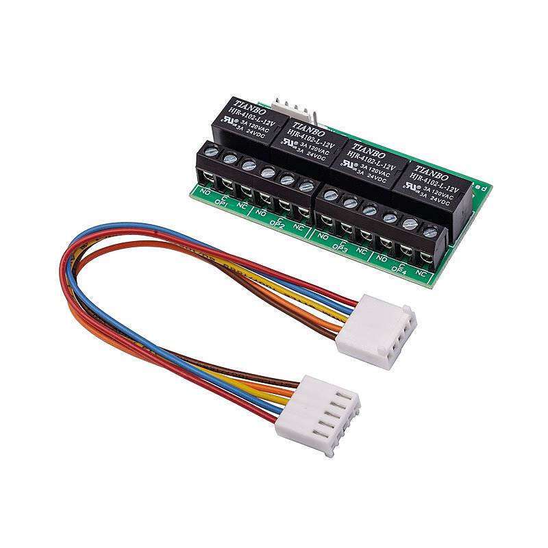 ABUS Secoris AZMO60010 4-fach Relaisplatine, Zubehörartikel, Relaisplatine | Einsatzgebiet:Innenbereich | Funktionen:Sc