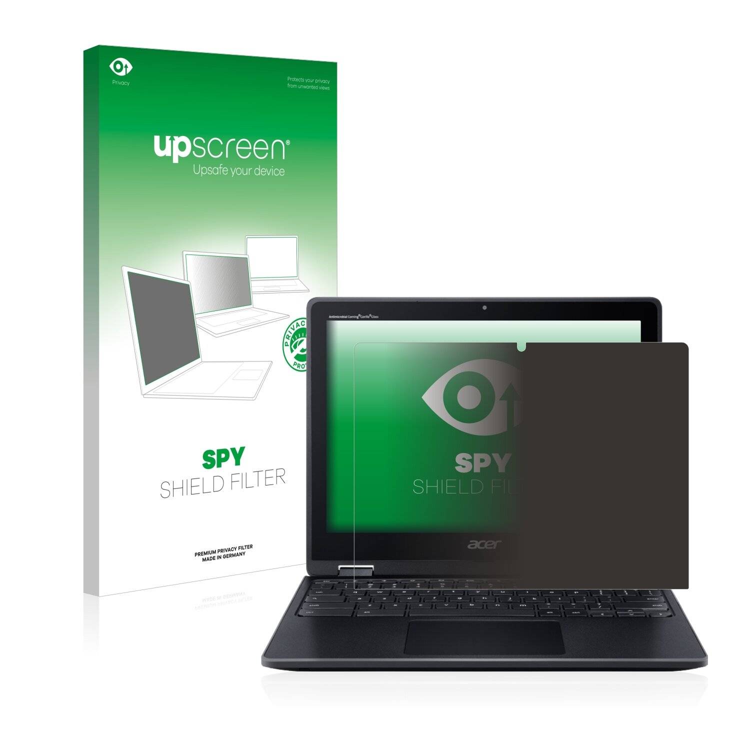 upscreen Spy Shield Filter Premium Blickschutzfilter für Acer Chromebook Spin