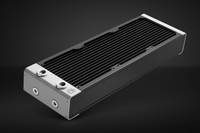 EK Water Blocks Quantum Surface X360M, Radiator, Aluminium, Edelstahl, Schwarz, 1/4 Zoll, 1 bar, 130 mm